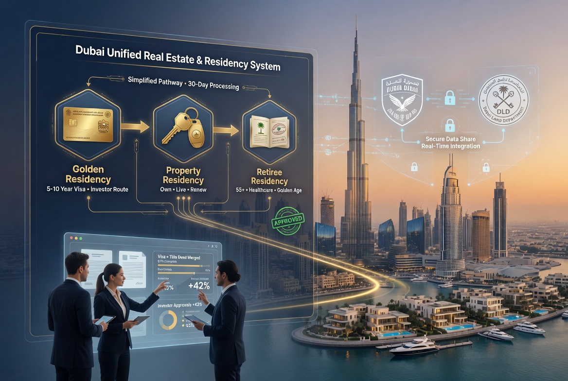 Dubai Unifies Real Estate and Residency Services Under One Integrated System